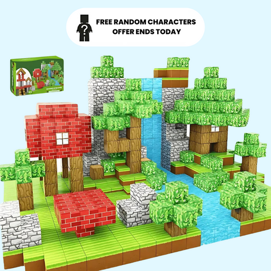 Snugsmartessentials™ Stem Learning Magnetic Building Blocks